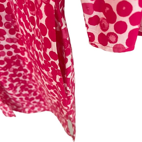 Women's Talbots x‎ Miraclesuit Beach Shirt Playful Dot Size Extra Small - Picture 6 of 6